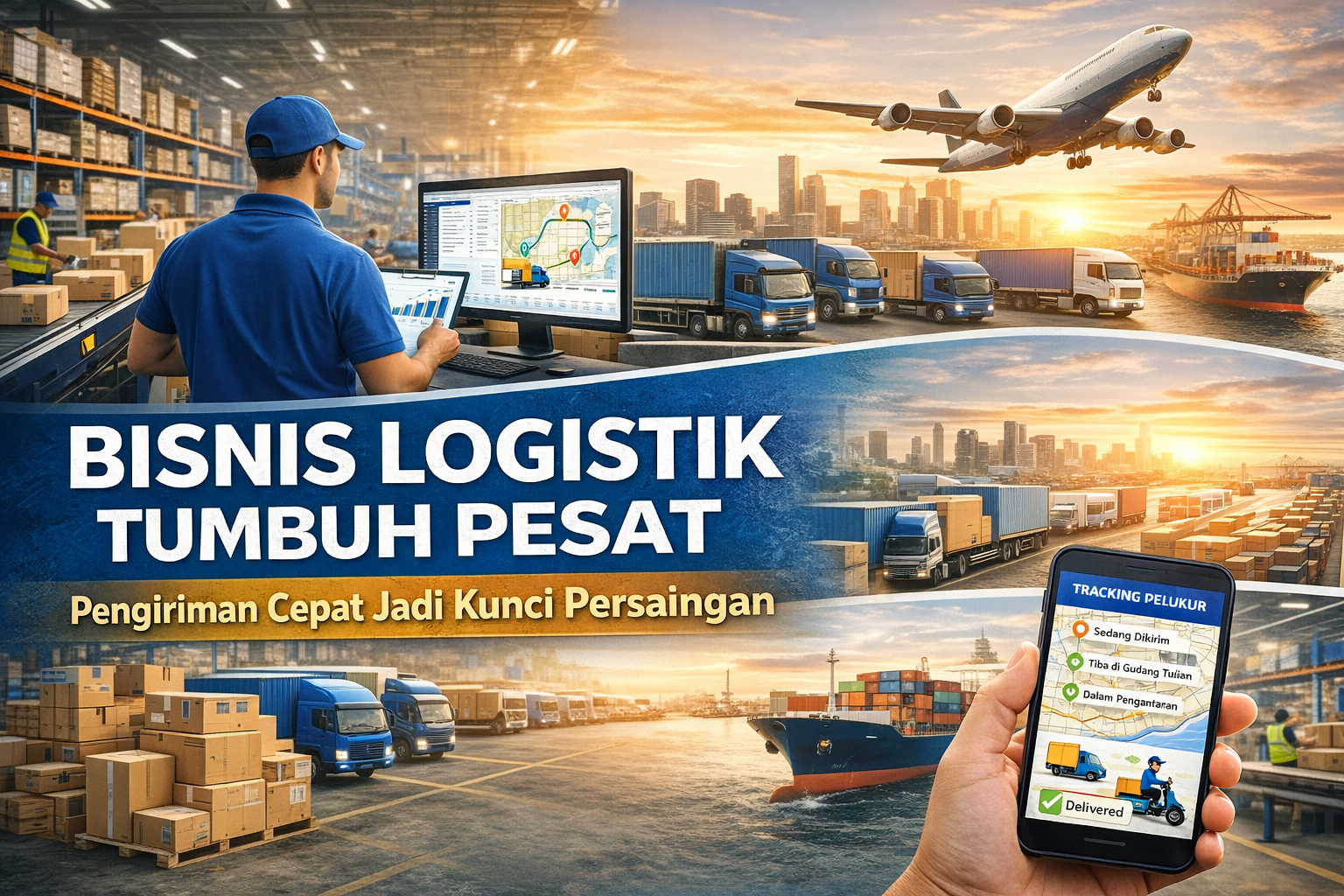 Bisnis Logistik Tumbuh Pesat, Pengiriman Cepat Jadi Kunci Persaingan