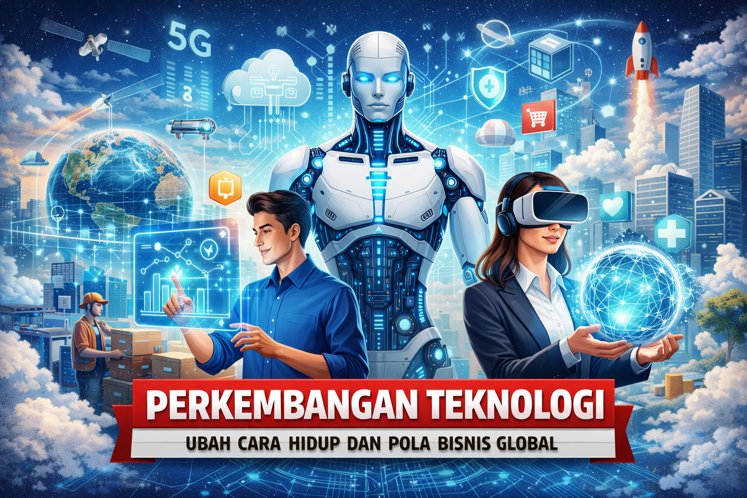 Perkembangan Teknologi Semakin Pesat, Ubah Cara Hidup dan Pola Bisnis Global