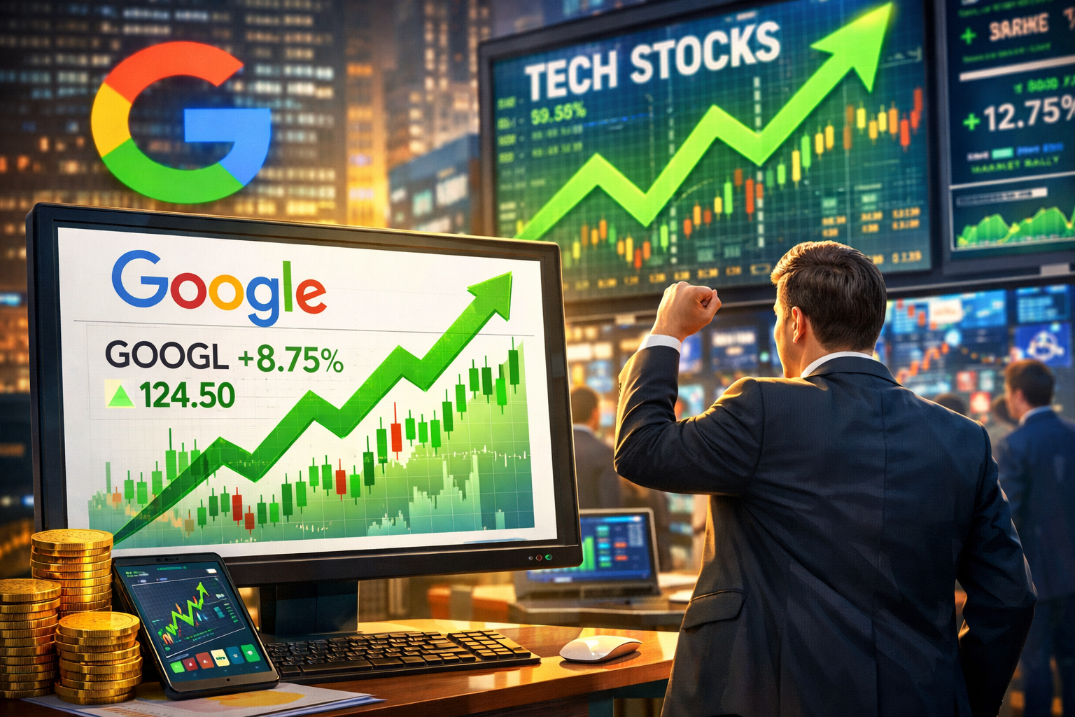 Saham Google Melonjak, Investor Optimistis terhadap Kinerja Teknologi AI
