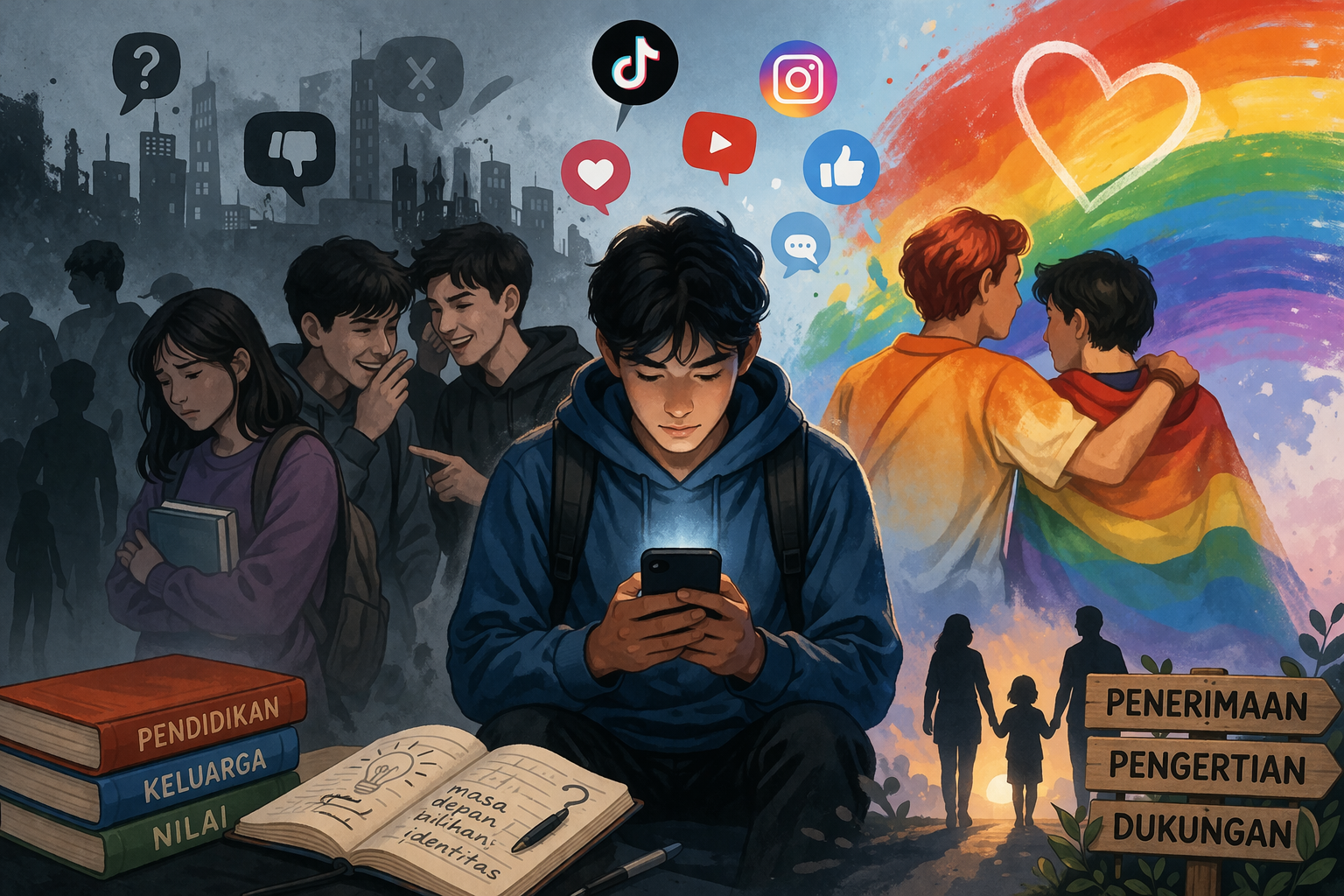 Fenomena Identitas dan Pergaulan Anak Muda di Era Digital Jadi Sorotan