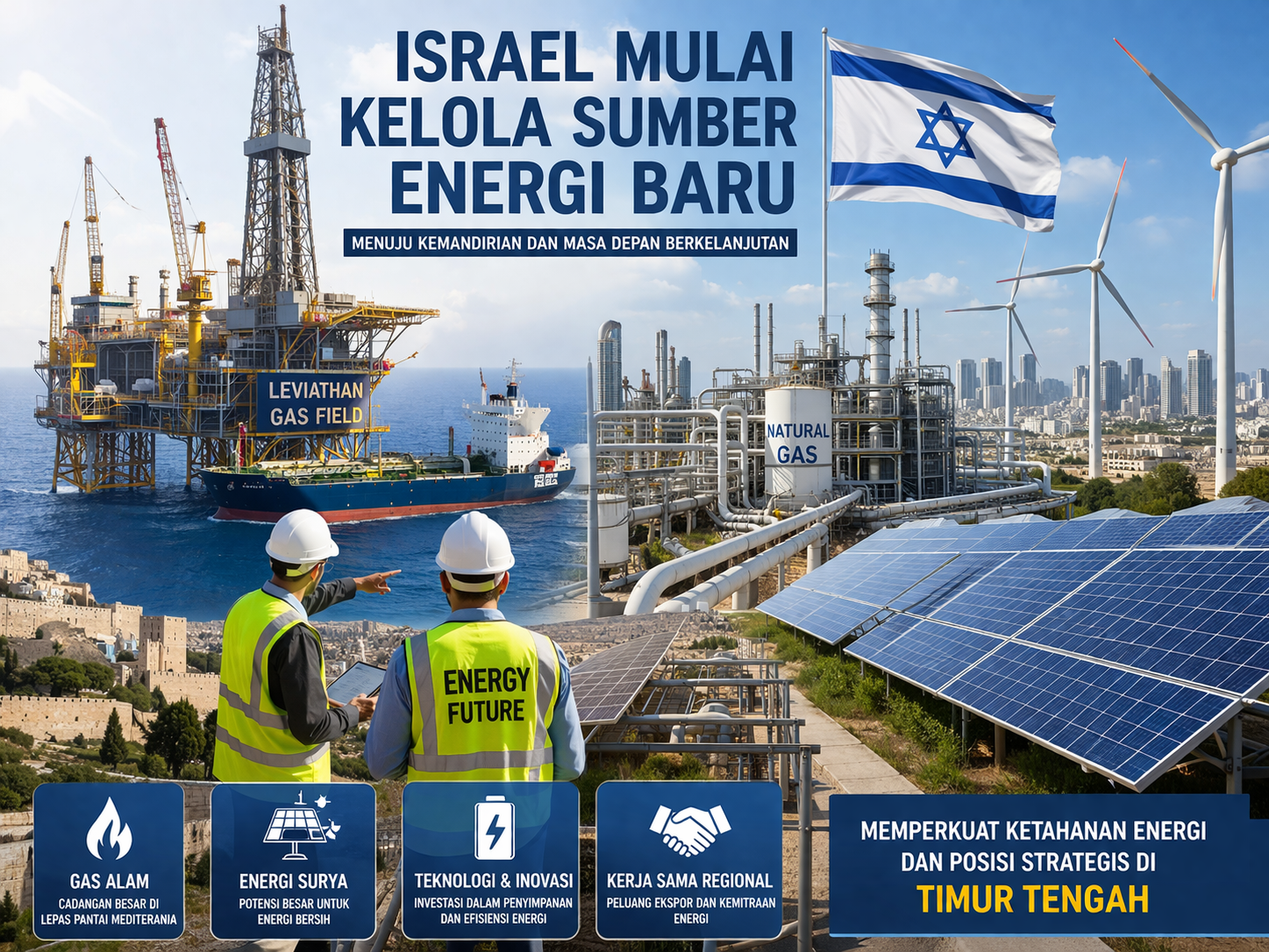 Israel Mulai Kelola Sumber Energi Baru, Fokus pada Kemandirian dan Inovasi
