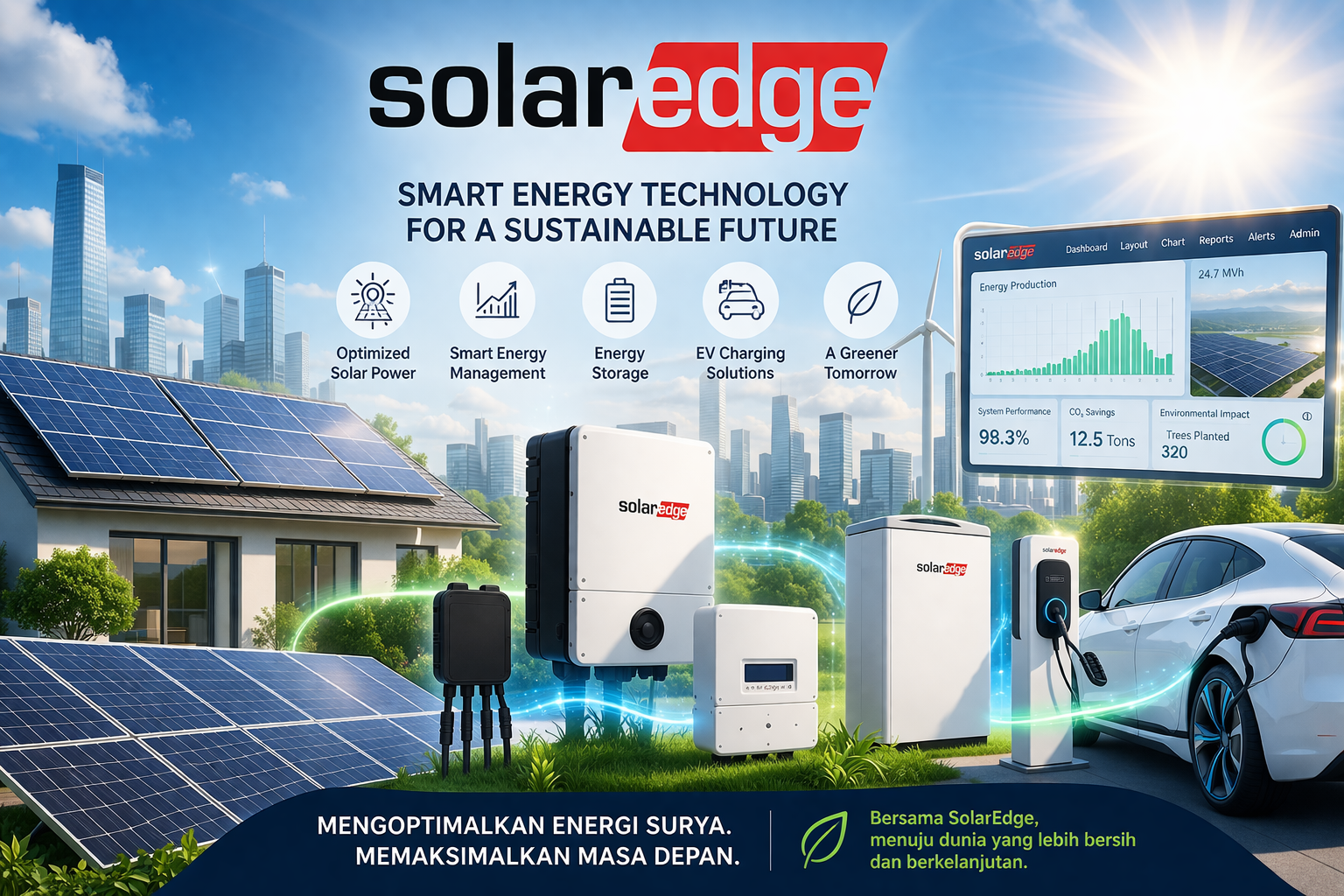 SolarEdge Perkuat Posisi sebagai Pemimpin Inovasi Energi Surya Global