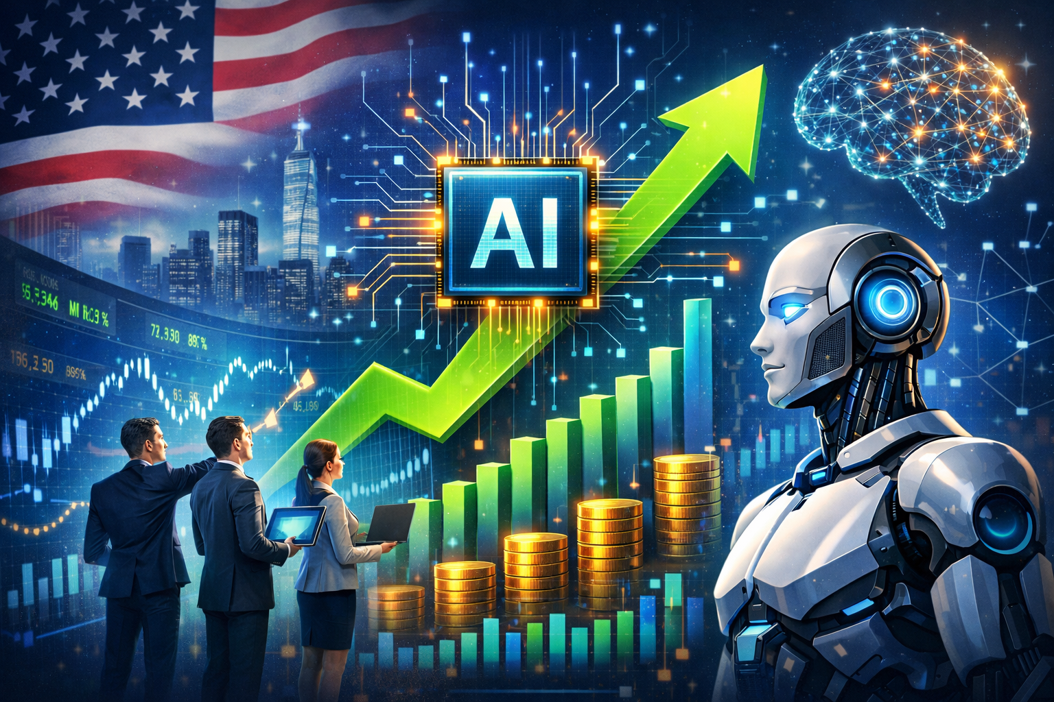 Saham Teknologi AS Melonjak, Sektor AI Jadi Motor Utama Penguatan Pasar