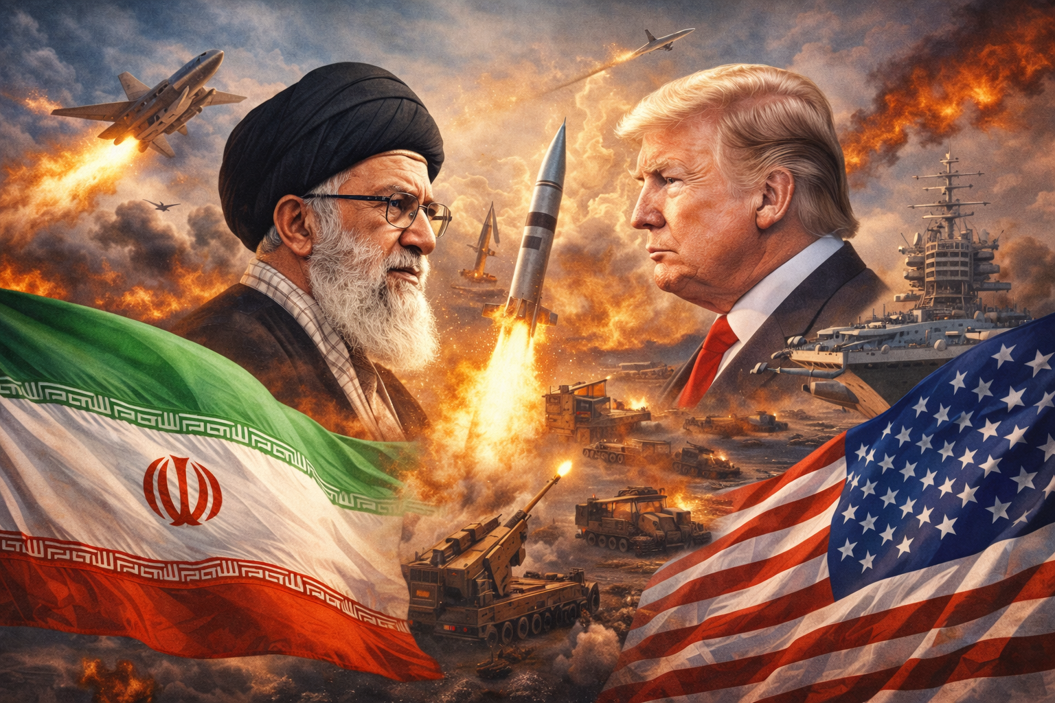 Ketegangan Militer Meningkat di Timur Tengah: Iran vs Amerika Serikat dan Sekutunya